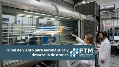 Túnel de viento para aeronáutica y desarrollo de drones